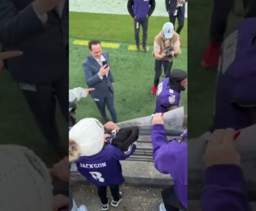 Lamar Jackson was very appreciative 🥹 (via @justinerotellfitness/TT, @Baltimore Ravens) #shorts