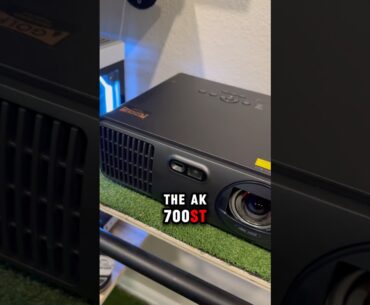 New 4K Golf Simulator Projector from BenQ! ⛳️🎯 #benq #golfsimulator #indoorgolfsimulator #golf
