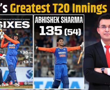 IND vs ENG: Abhishek Sharma smashed 135 (54) & registered the highest ever score for India in T20I!