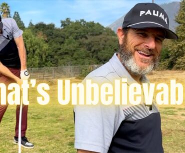 Watch a SCRATCH GOLFER learn the MIRACLE SWING!!!