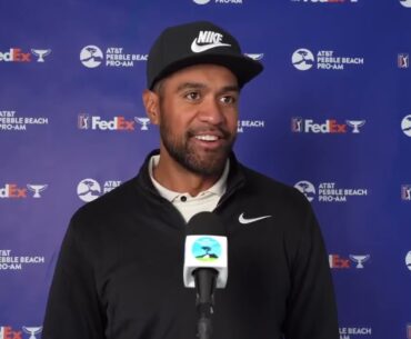 Tony Finau Discusses 2025 AT&T Pebble Beach Pro Am | PGA Tour Friday Flash Interview
