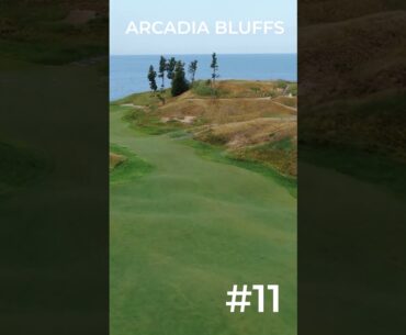 Arcadia Bluffs #11 - The Best Hole On The Planet #worldclassgolf #michigangolf #bucketlist #golf