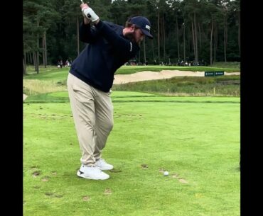 Andrew BEEF Johnston Iron Shot Down the Line 2024 #golf #golfswing #beefgolf