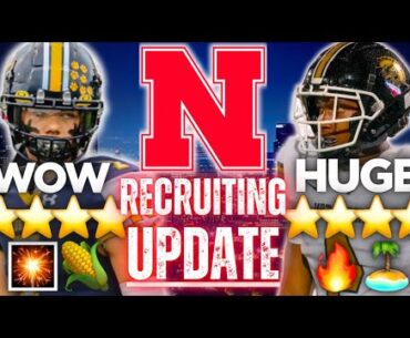 UPDATE: Nebraska Recruiting Weekend RECAP🌽🔥 | COMMITS SOON? | Husker Football Reaction News