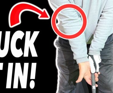 Start your arm like this and Rip it! (Golf swing cheat)