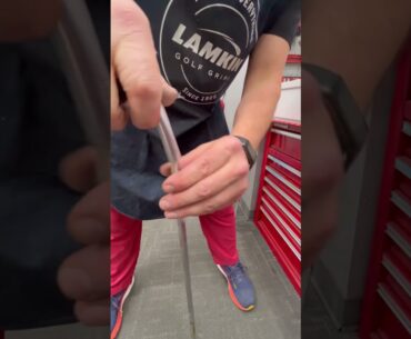 Custom ferrule upgrade on Miura Tour Milled Wedges #asmr #satisfying #golf