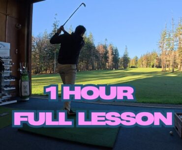 Unedited full golf lesson. 3.7 handicap. Road to scratch.