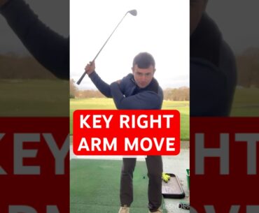 Key Right Arm Downswing Move #golf #improveyourgolf #golftips #golfshot #theartofsimplegolf
