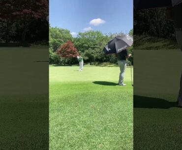 #宮里優作 プロ　第91回日本プロゴルフ選手権大会 2024 予選2日目　2024/7/5 #golf #ゴルフ #日本プロゴルフ選手権 #志野 OUT7番 #パッティング  #ショートホール