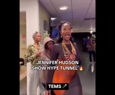 Jennifer Hudson did her big one with the hype tunnel 🤩 (via @JenniferHudsonShow) #hypeup #music