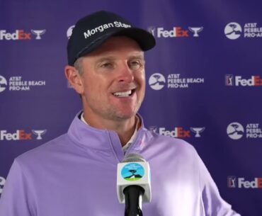 Justin Rose Recaps Performance at 2025 AT&T Pebble Beach Pro Am | PGA Tour Post-Tournament
