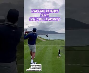 Tony Finau Amazing Golf Shot at Pebble Beach AT&T Pro Am, 7th Hole