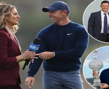 Rory McIlroy caps off Pebble Beach win with Amanda Balionis interview after golfer’s divorce drama