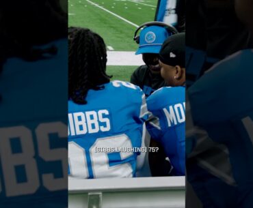 Holy s---- he's fast! | Sam LaPorta mic'd up for Jahmyr Gibbs' 70-yard TD 🎙