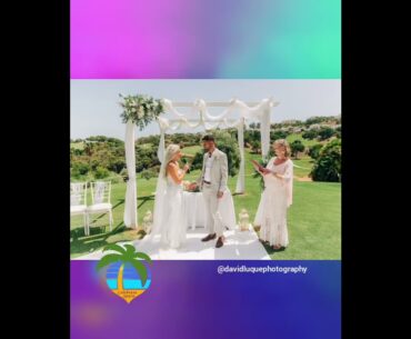 Picture perfect wedding at La Cala Resort with #celebrantspain. Photos David Luque
