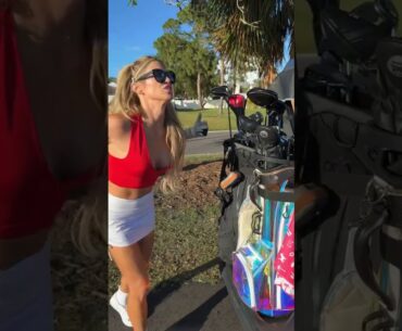 First round this year was… rough? lol 🥹⛳️ #golf #golfbabe #golfbabes #golfer #golflife #golfaddict