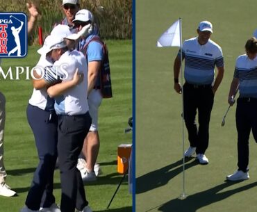 Paddy Harrington's ridiculous HOLE-IN-ONE at PNC Championship | 2024