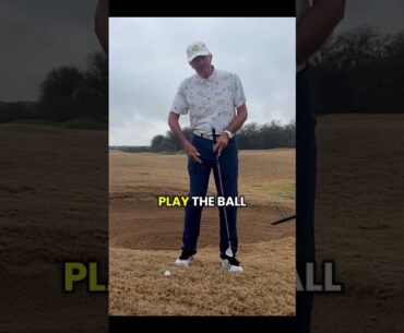 Severe Downhill Chip #golf #improveyourgolf #simplegolftips #golfskill #golfswing #golftechnique