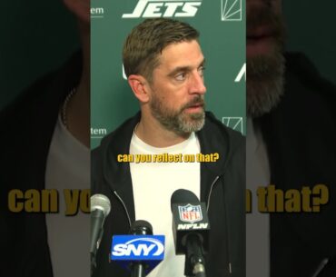Aaron Rodgers was NOT having it 👀 #NFL #football #jets
