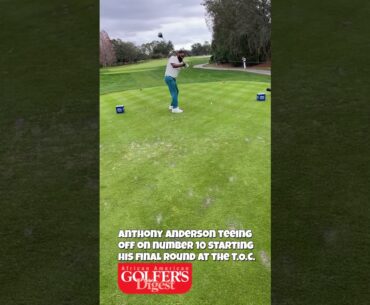 Anthony Anderson Tees Off At 2025 Hilton Tournament Of Champions