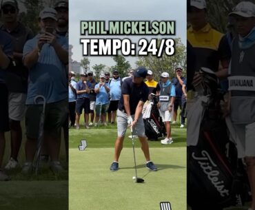 Phil Mickelson’s golf swing is still Tour Tempo! #golf