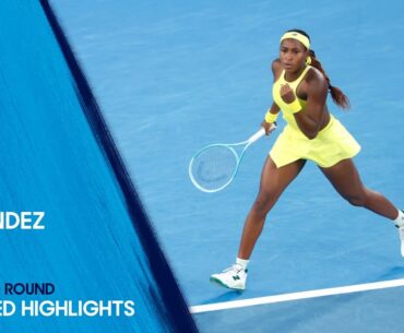 Coco Gauff v Leylah Fernandez Extended Highlights | Australian Open 2025 Third Round