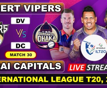 Dubai Capitals vs Desert Vipers Live Cricket Today