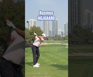 Rasmus Højgaard’s Driver Swing 🏌️👍 Dubai Desert Classic #golf #golfswing