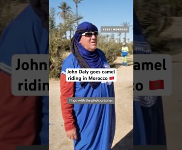 John Daly goes camel riding! 👀