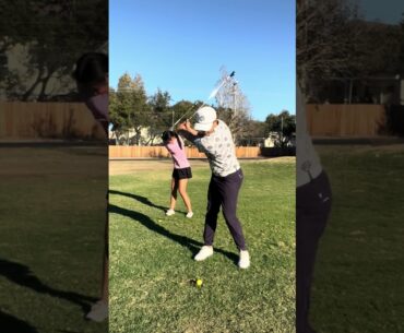 Practice like a Pro Golfer: Break your swing down in steps! #simplegolftips #golfshorts #golfatx