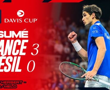 🇫🇷🇧🇷 Résumé Bonzi/Herbert-Matos/Melo | France-Brésil | Davis Cup 2025