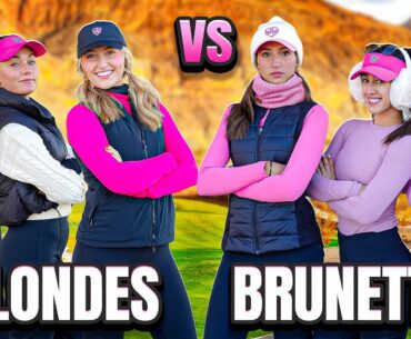 Blondes vs Brunettes | The Most Intense Golf Match Yet! (Cheating Accusations & Major Drama)