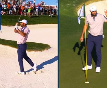 Scottie Scheffler’s 104-yard EAGLE hole-out at WM Phoenix Open