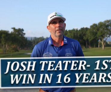 Josh Teater Gets His 1st Win In 16 Years
