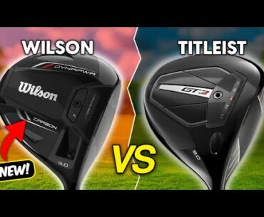 New Wilson Dynapwr Carbon vs Titleist GT3 (SHOCKING RESULTS!)