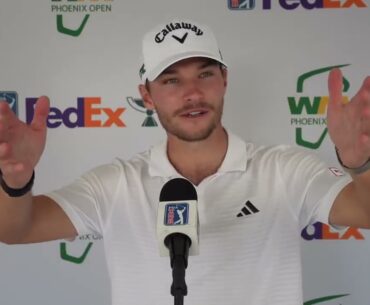 Nicolai Hojgaard Discusses 2025 Waste Management Phoenix Open | PGA Tour Thursday Flash Interview