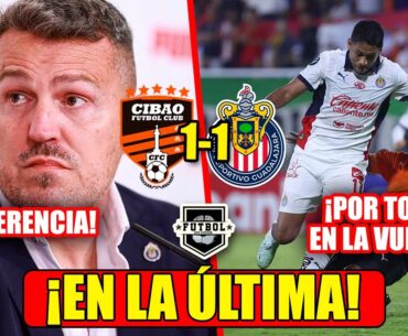 🔥 ¡VERGONZOSO EMPATE! ¡CHIVAS IGUALA AL FINAL ANTE EL CIBAO EN CONCACAF! ¡LA CONFERENCIA!