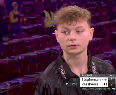 13 YEAR OLD STAR! Lex Paeshuyse v Daniel Stephenson - 2024 JDC World Junior Championship Final