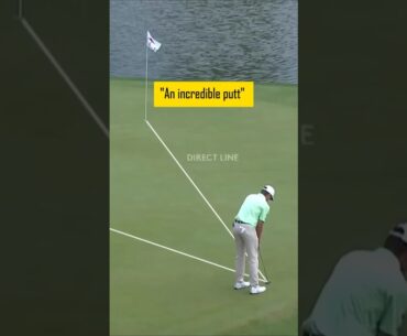 "An incredible putt" !!!!!  #Mackenzie Hughes