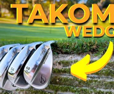 TAKOMO SKYFORGER WEDGES UNBOXING | 52,56, & 60 DEGREE | #Takomo #golf #review @takomogolfcompany