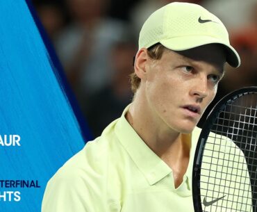 Jannik Sinner v Alex de Minaur Highlights | Australian Open 2025 Quarterfinal