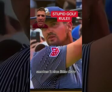 The Most Ridiculous Golf Rule!!  #golf  #golfswing #pga