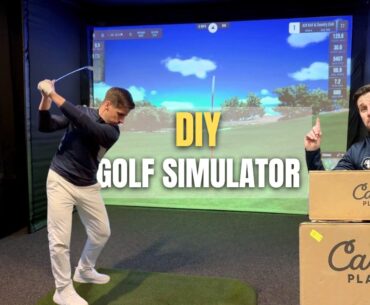 I Built a DREAM Home Golf Simulator (in a Few Hours)