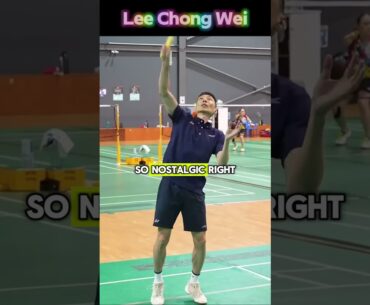 😱LEE CHONG WEI returns after retirement | Funny Badminton 2024 #badminton #leechongwei