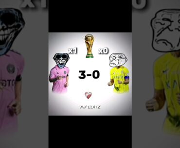 Messi Vs Ronaldo 😈 #shortsvideo #viral #funny #trending