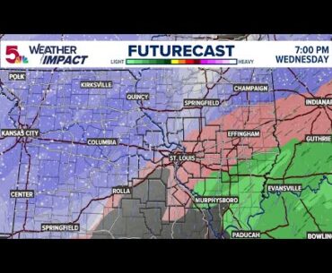 Saturday evening update on wintry precip next week