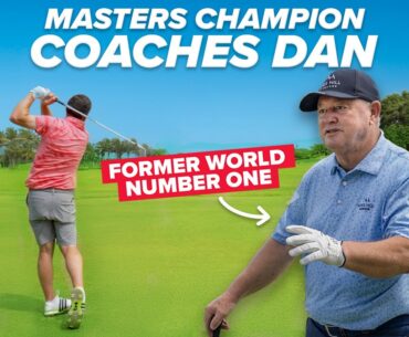 Dan gets a lesson from one of golf’s all-time greats, Ian Woosnam!