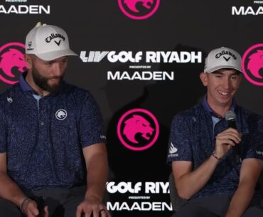 LIV Golf Riyadh 2025 | Post-Round 1 Interview | Jon Rahm & Tom McKibbin | Legion XIII