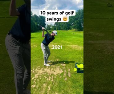 Lots of different swings over the years 📈 #golf #golfswing #shorts