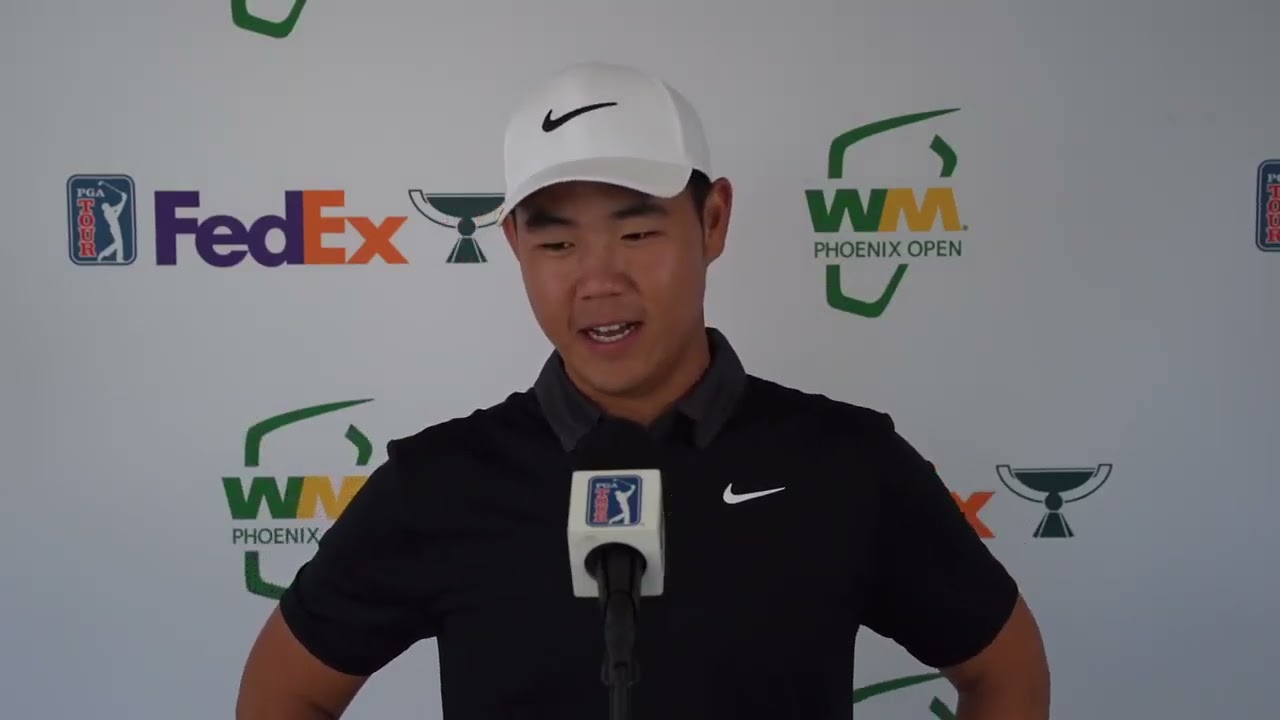 Tom Kim Discusses 2025 Waste Management Phoenix Open | PGA Tour Friday Flash Interview Tom Kim Discusses 2025 Waste Management Phoenix Open | PGA Tour Friday Flash Interview